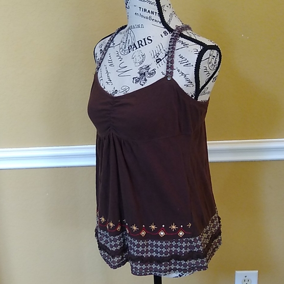 Decree Junior brown halter top - Picture 10 of 10